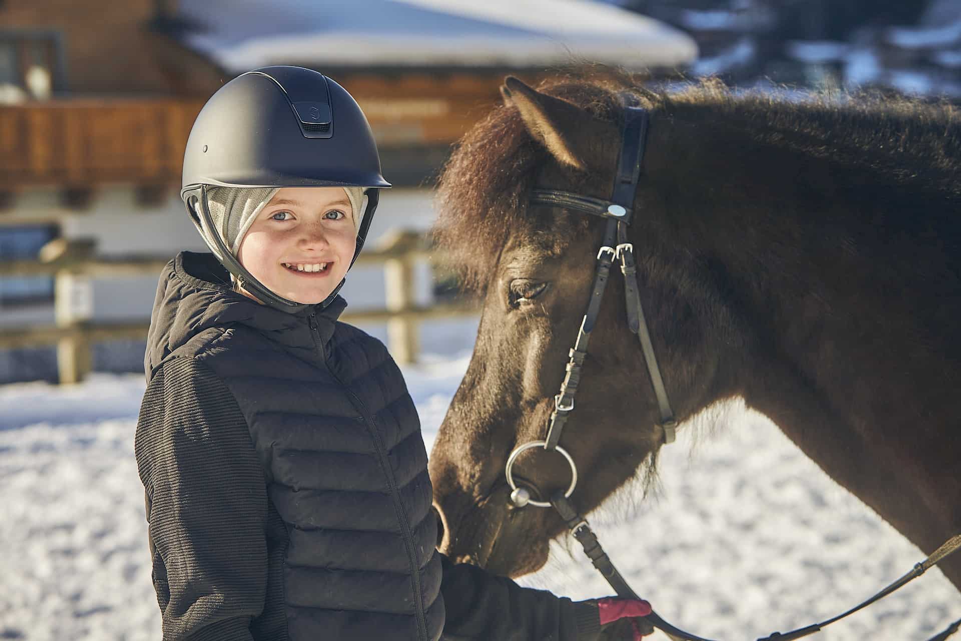 Paardrijden in januari